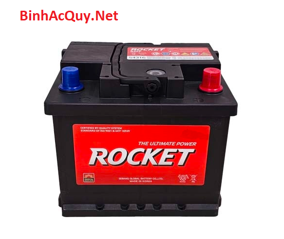  Bình ắc quy khô Rocket 12V-43AH | Mã SMF DIN 54316 