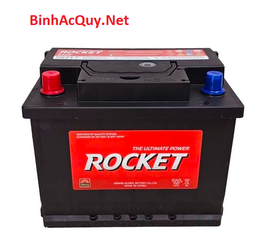 Bình Ắc quy khô Rocket 12V-62AH | Mã SMF DIN 56217R