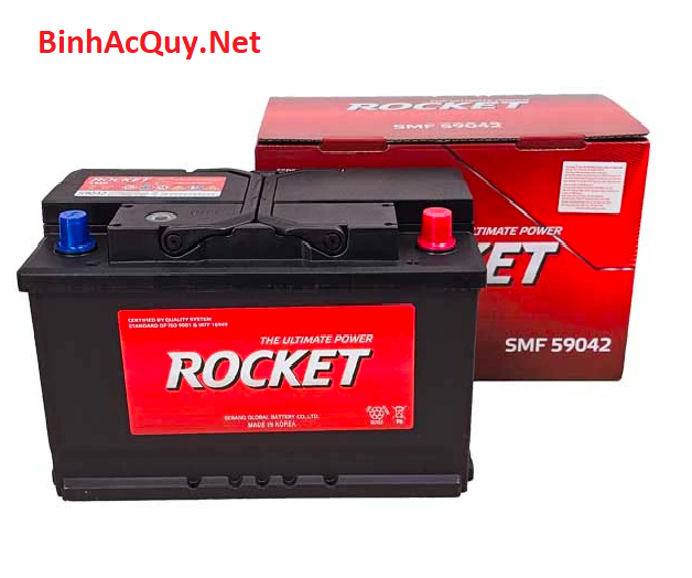 Bình ắc quy khô Rocket 12V-90AH | Mã SMF DIN 59042