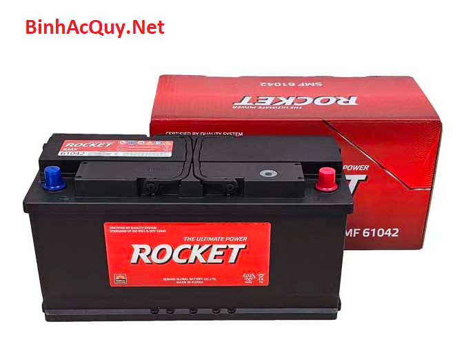 Bình ắc quy khô Rocket 12V-110AH | Mã SMF 61042