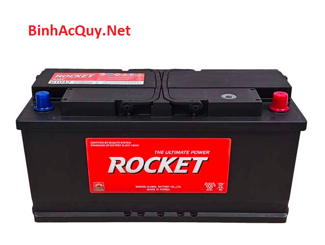 Bình ắc quy khô Rocket 12V-110AH | Mã SMF 61042