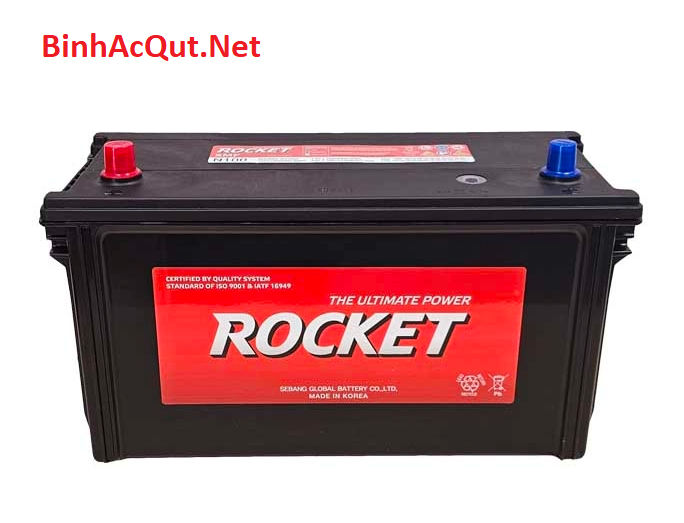 Bình ắc quy khô Rocket 12V-100AH | Mã SMF N100