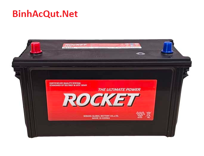  Bình ắc quy khô Rocket 12V-100AH | Mã SMF N100 