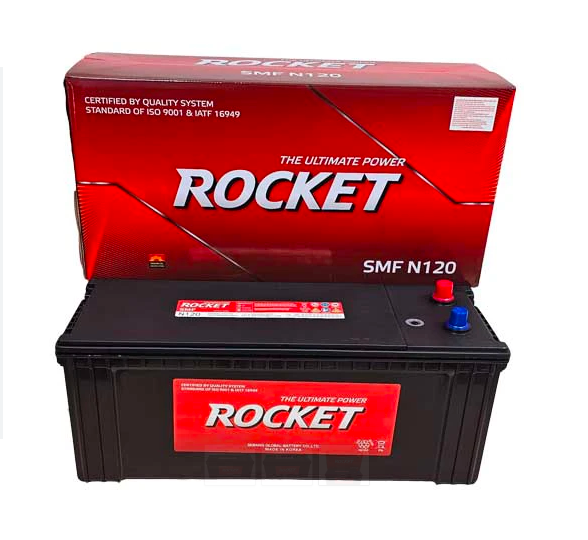 Bình ắc quy khô Rocket 12V-120AH | Mã SMF N120