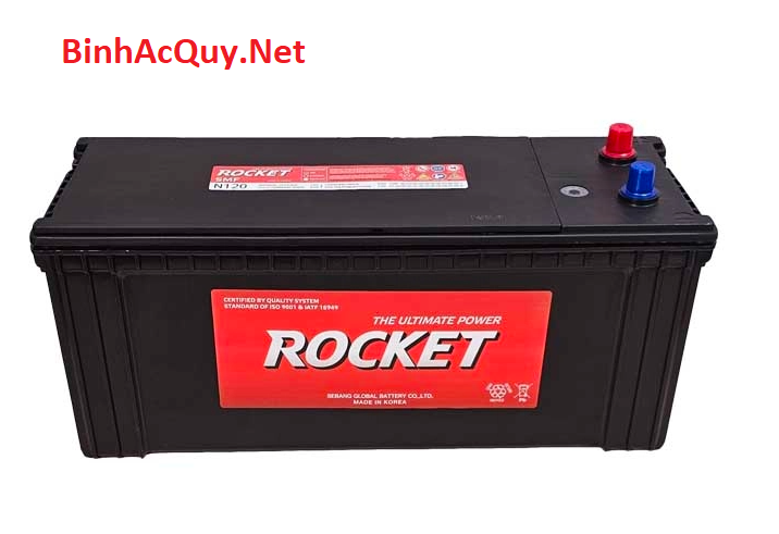 Bình ắc quy khô Rocket 12V-120AH | Mã SMF N120