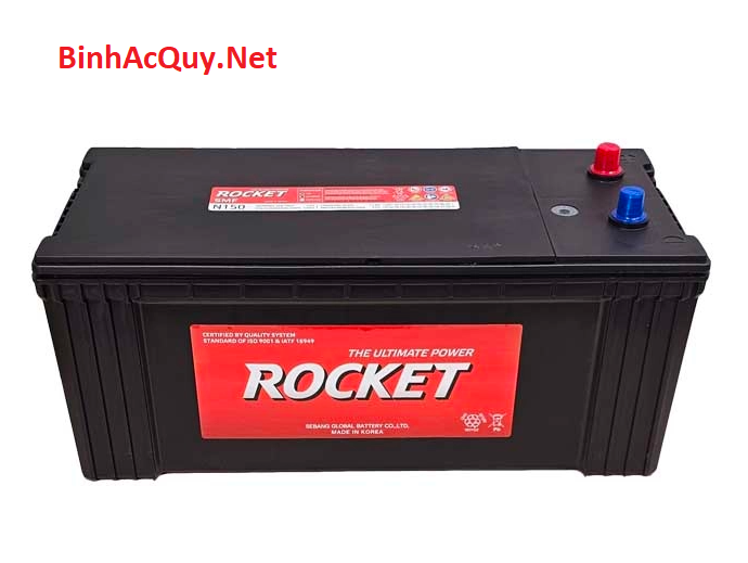 Bình ắc quy khô Rocket 12V-150AH | Mã SMF N150