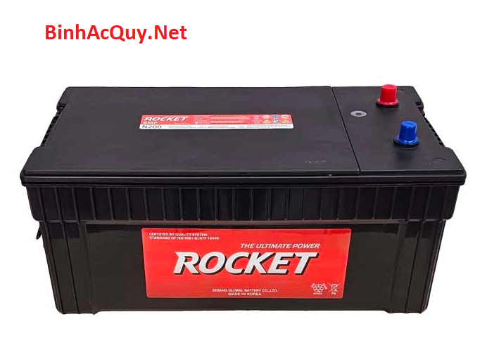 Bình ắc quy khô Rocket 12V-200AH | Mã SMF N200
