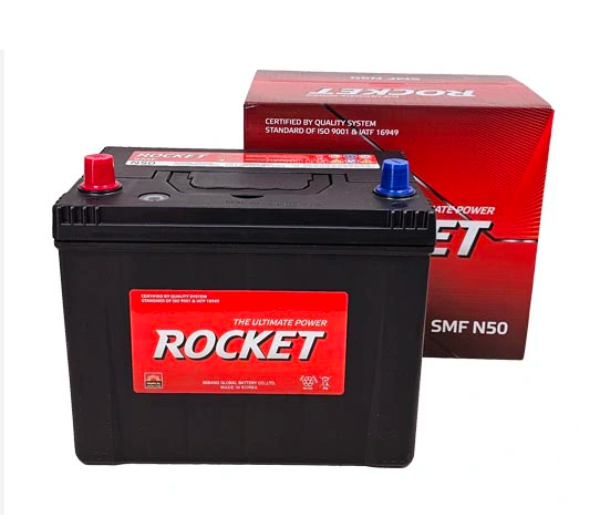 Bình ắc quy khô Rocket 12V-50AH | Mã SMF N50