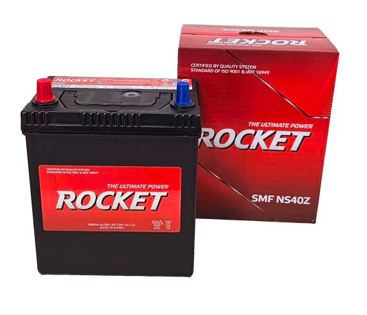 Bình ắc quy khô Rocket 12V-35AH | Mã SMF NS40Z