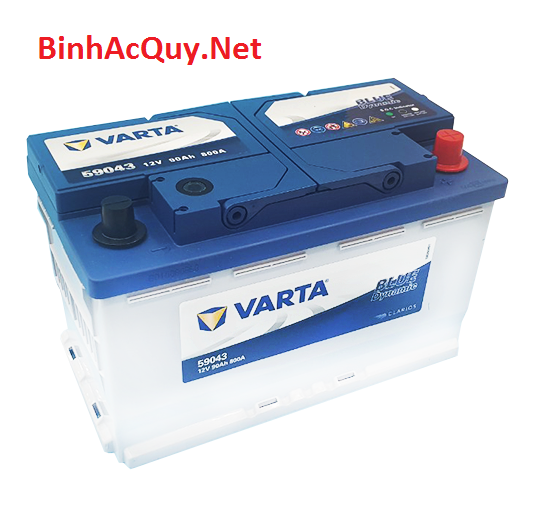  Bình ắc quy Varta DIN90 (12V-90AH) | Mã 59043 