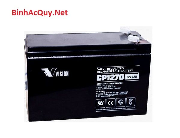 Ắc quy Vision CP1270 (12V-7Ah)