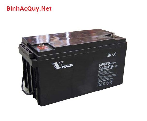 Ắc quy Vision 6FM80D-X (12V-80Ah)