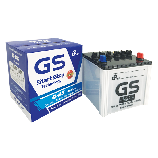  Bình ắc quy khô Start-Stop GS 12V-65AH | Mã Q85 