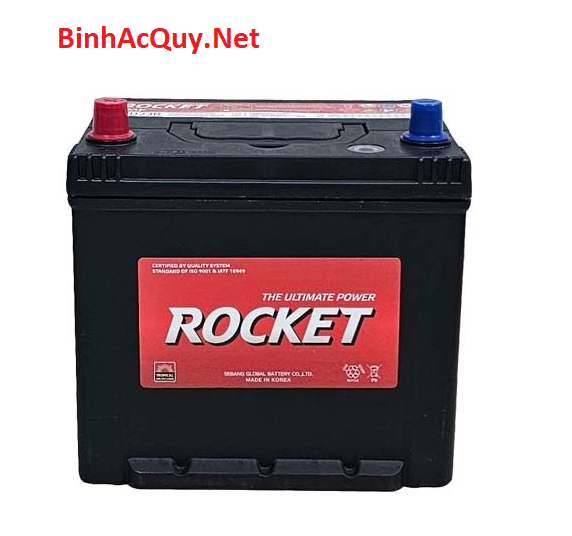 Bình ắc quy khô Rocket 12V-65AH | Mã SMF 75D23R