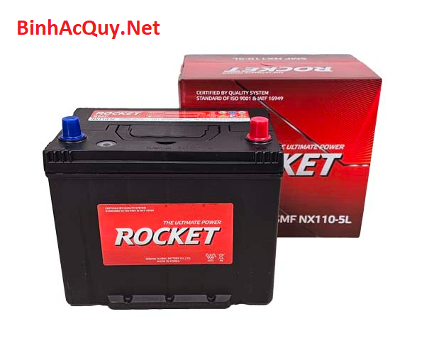  Bình ắc quy khô Rocket 12V-70AH | Mã NX110-5L 