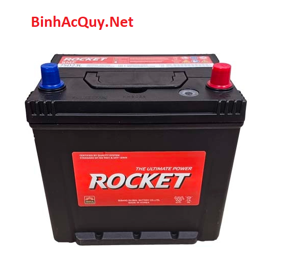 Bình ắc quy khô Rocket 12V-65AH | Mã SMF 75D23L