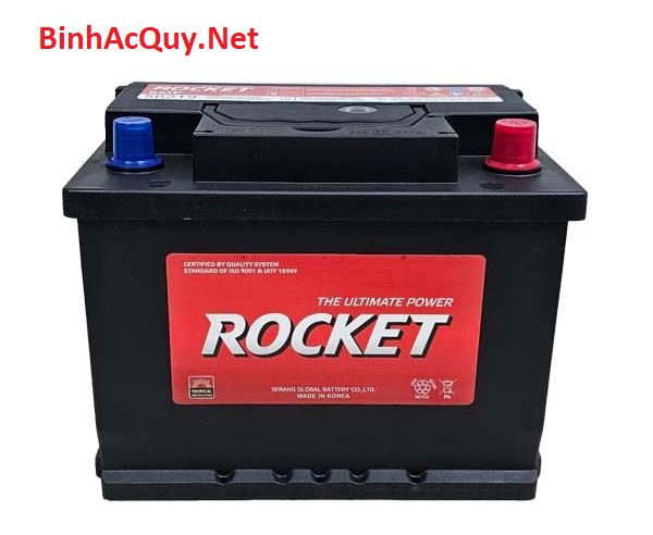 Bình ắc quy khô Rocket 12V-62AH | Mã SMF 56219