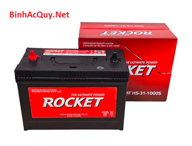 Bình ắc quy khô Rocket 12V-100AH | Mã HS-31-1000S