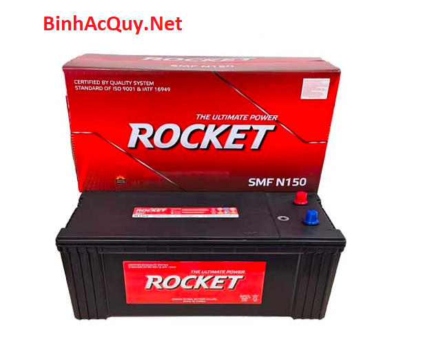 Bình ắc quy khô Rocket 12V-150AH | Mã SMF N150