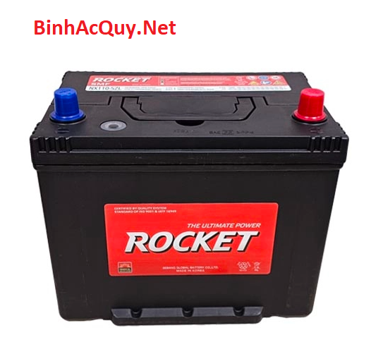 Bình ắc quy khô Rocket 12V-75AH | Mã SMF NX110-5ZL