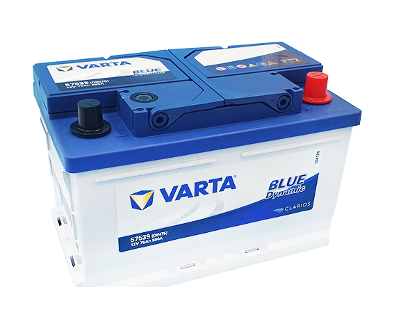 Binh ắc quy Varta DIN75 (12V-75AH) | Mã 57539