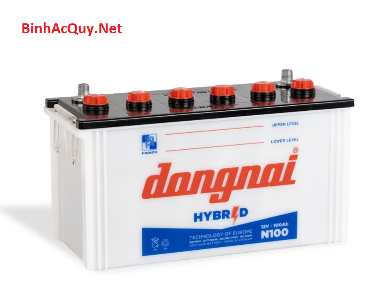  Bình ắc quy nước Đồng Nai 12V-100AH | Mã N100 