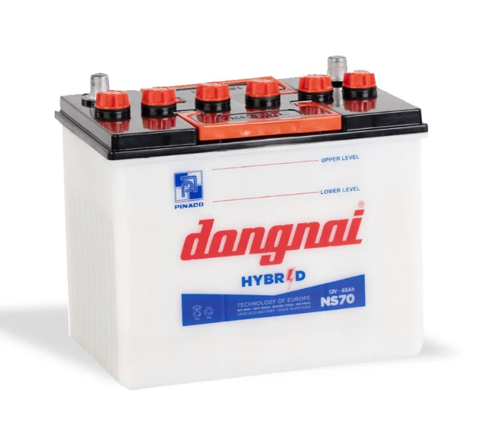 Bình ắc quy nước Đồng Nai 12V-70AH | Mã NS70