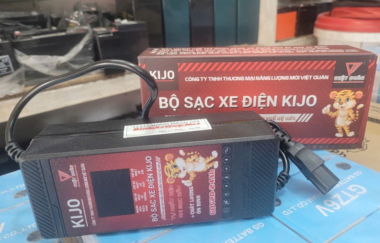 Bộ sạc ắc quy xe Máy điện 60V-20Ah