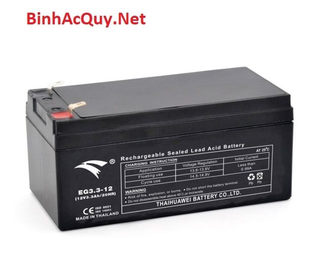 Ắc quy EG3.3-12 (12V-3.3AH)
