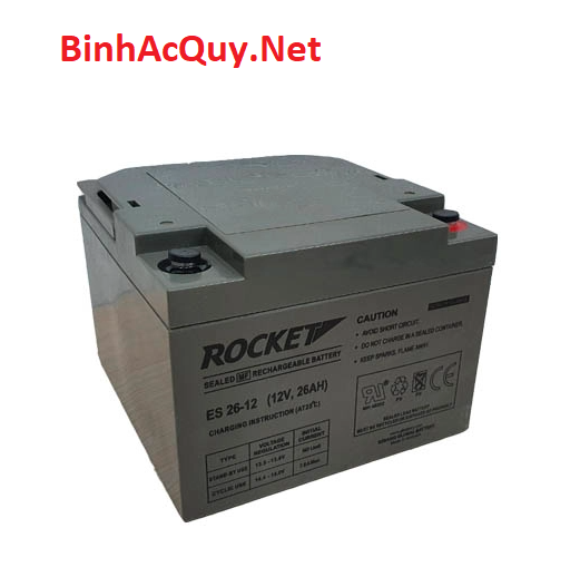  Ắc quy Rocket ES 26-12 (12V-26AH) 