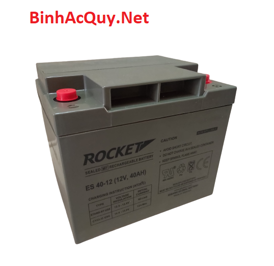 Ắc quy Rocket ES 40-12 (12V-40AH)