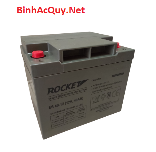  Ắc quy Rocket ES 40-12 (12V-40AH) 