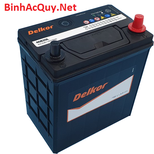 Bình ắc quy khô Delkor 12V-35AH | Mã 46B20L