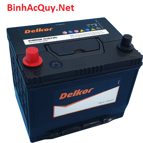 Bình ắc quy khô Delkor 12V-60AH | Mã 85BR60K