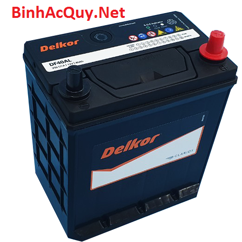  Bình ắc quy khô Delkor 12V-40AH | Mã DF40AL 