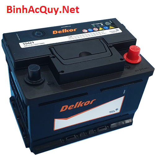 Bình ắc quy khô Delkor 12V-45AH | Mã DIN 55421