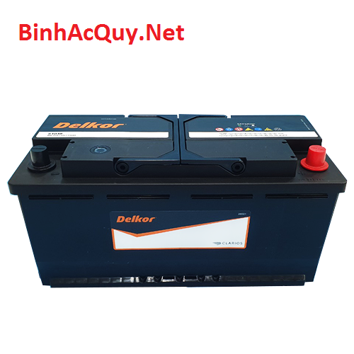 Bình ắc quy khô Delkor 12V-110AH | Mã DIN 61038