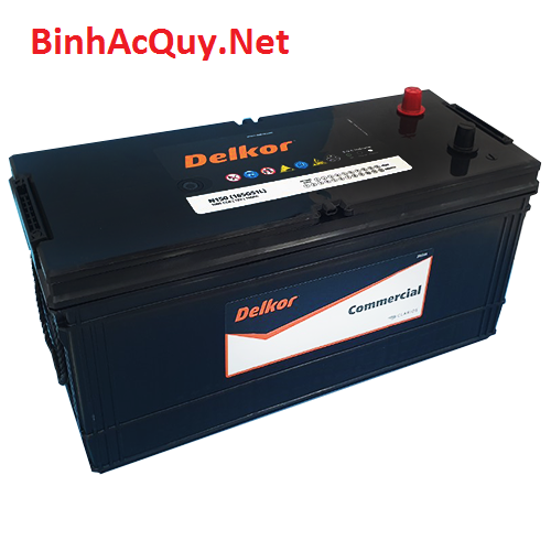 Bình ắc quy khô Delkor 12V-150AH | Mã N150