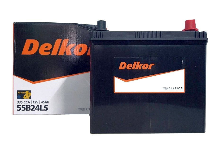 Bình ắc quy khô Delkor 12V-45Ah | Mã 55B24L(S)
