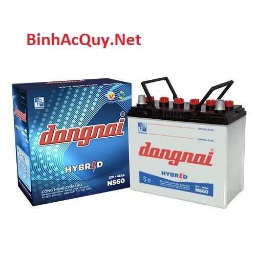 Bình ắc quy nước Đồng Nai 12V-45Ah | Mã NS60