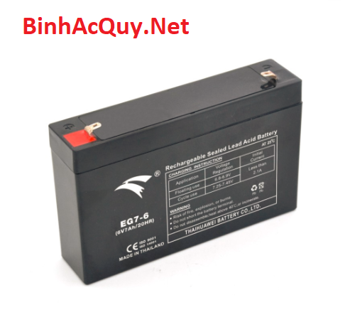 Ắc quy EG7-6 (6V-7AH)