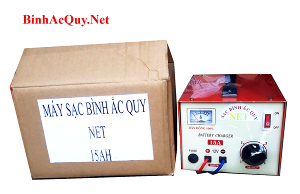  Máy sạc bình ắc quy NET 15A 