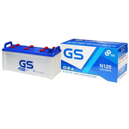 Bình ắc quy nước GS 12V-120AH | Mã N120