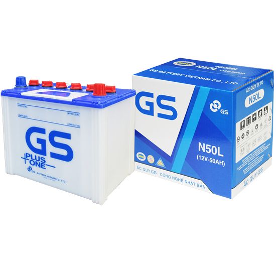 Bình ắc quy nước GS 12V-50AH | Mã N50L