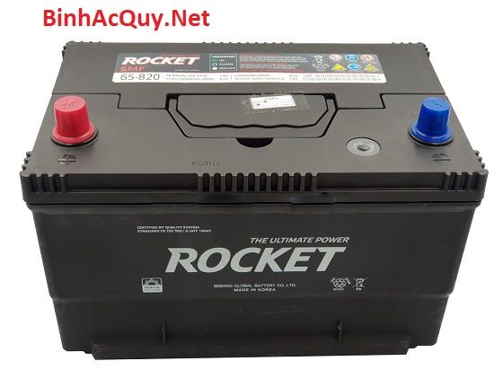  Bình ắc quy khô Rocket 12V-88AH | Mã SMF 65-820 