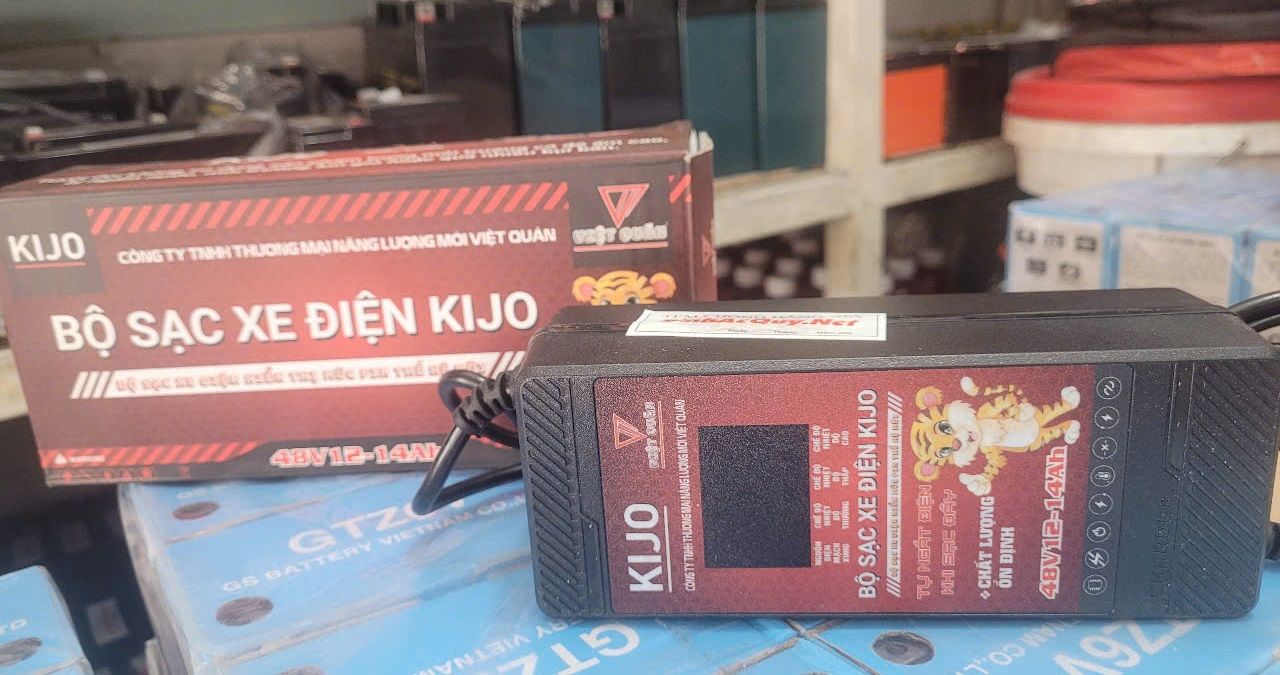 Bộ sạc ắc quy xe đạp điện 48V-12Ah
