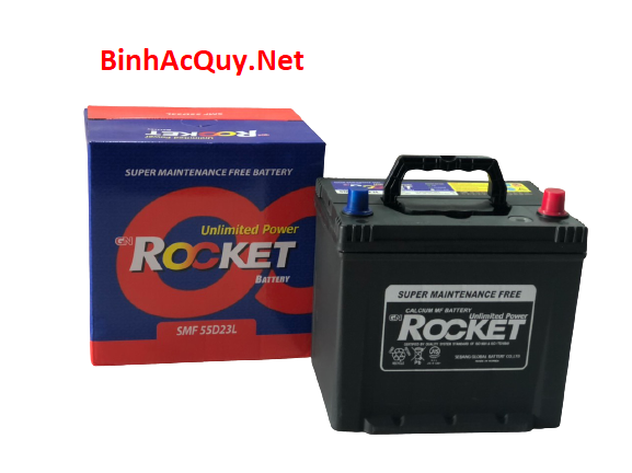 Rocket SMF 55D23L 12V-60AH | Bình ắc quy
