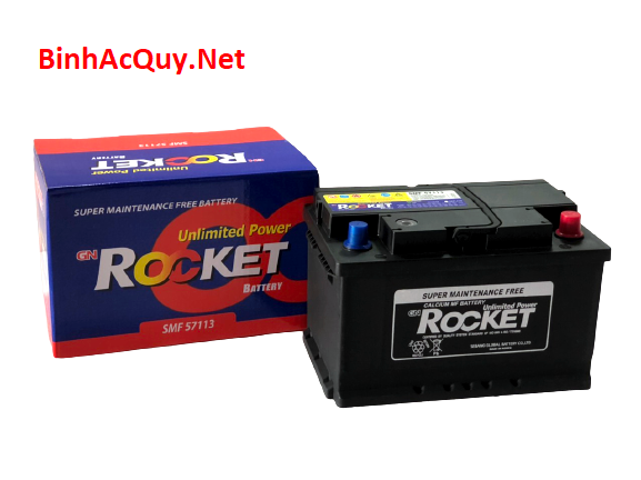 Rocket SMF 57113 12V-71AH | Bình ắc quy