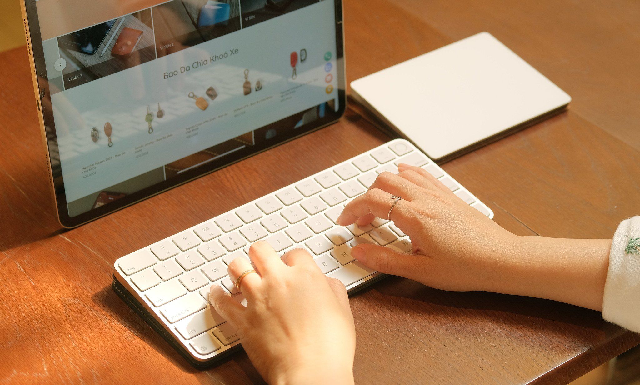 Ốp da Apple Magic Keyboard và Magic Trackpad