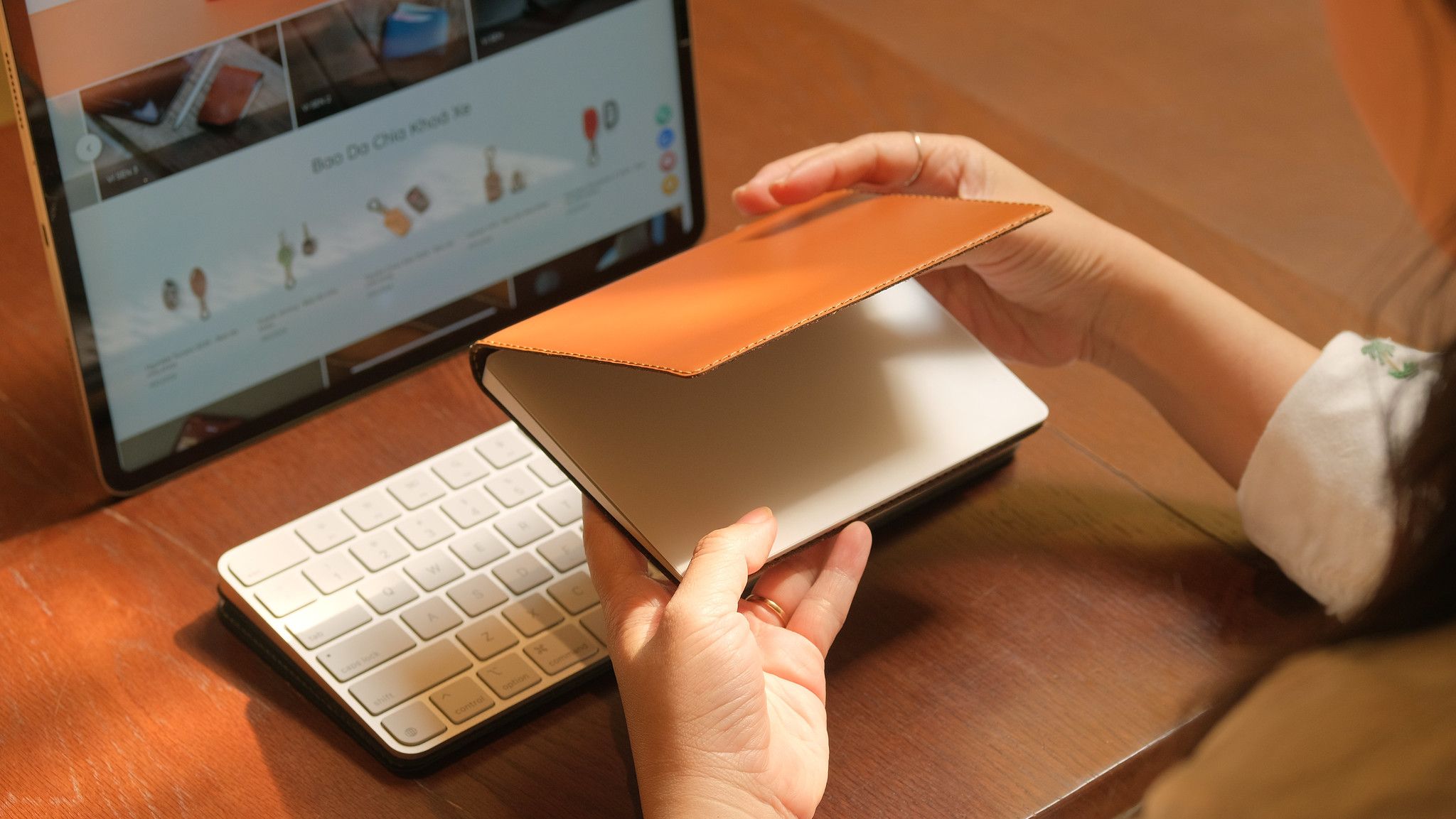 Ốp da Apple Magic Keyboard và Magic Trackpad